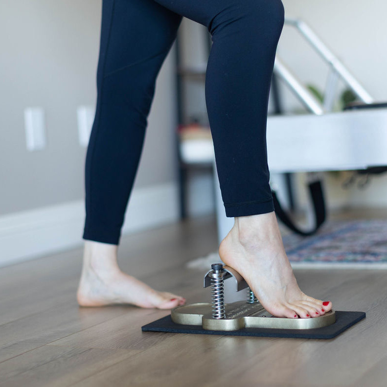 Image of a person taking a step